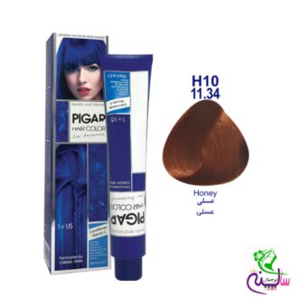رنگ مو پیگار عسلی شماره 11.34 H10 pigar