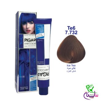 رنگ مو پیگار چای سرد شماره 7.732 Te6 Pigar