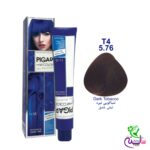 رنگ مو پیگار تنباکویی تیره شماره 5.76 T4 pigar
