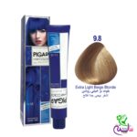 رنگ مو پیگار بلوند بژ خیلی روشن شماره pigar 9.8