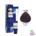 رنگ مو پیگار فندقی تیره شماره 6.734 Pigar