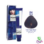 رنگ مو پیگار قهوه ای طلایی روشن شماره 5.3 G4 Pigar