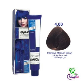 رنگ مو پیگار قهوه ای متوسط قوی شماره 4.00 pigar