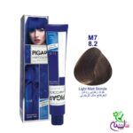 رنگ مو پیگار بلوند زیتونی روشن شماره 8.2 M7 pigar