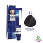 رنگ مو پیگار قهوه ای دودی روشن شماره 5.1 C4 pigar