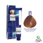 رنگ مو پیگار بلوند طلایی خیلی روشن شماره 9.3 G8 Pigar