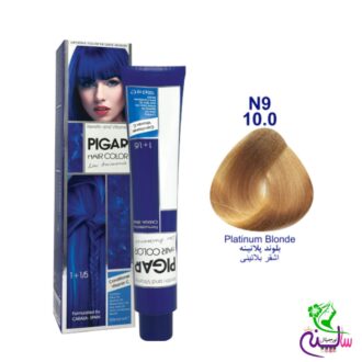 رنگ مو پیگار بلوند پلاتینه طبیعی شماره 10.0 N9 pigar