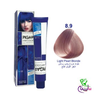 رنگ مو پیگار بلوند مرواریدی روشن شماره Pigar 8.9