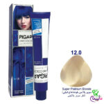 رنگ مو پیگار سوپر پلاتین بلوند عاج فیلی شماره Pigar 12.0