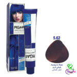 رنگ مو پیگار بلوطی قرمز شماره 5.62 Pigar