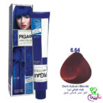 رنگ مو پیگار بلوند بلوطی تیره شماره 6.64 Pigar