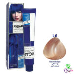رنگ مو پیگار بژ صدفی شماره Pigar L6