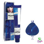 رنگ مو پیگار آبی شماره Pigar L8