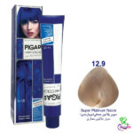 رنگ مو پیگار سوپر پلاتین صدفی مرواریدی شماره Pigar 12.9